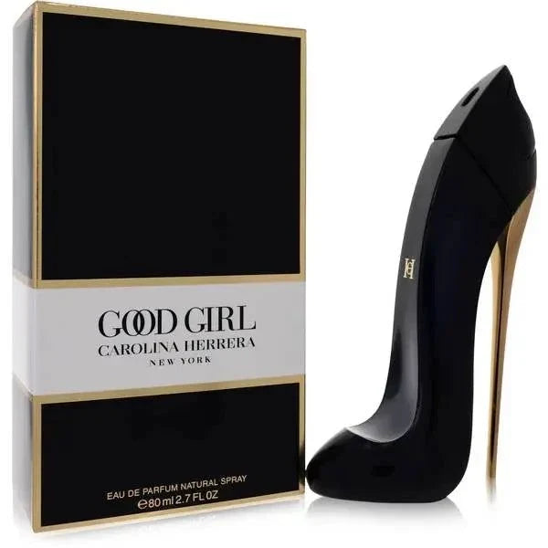 Carolina Herrera Good Girl Fragrance Eau de Parfum bottle with stiletto shape symbolizing elegance and confidence