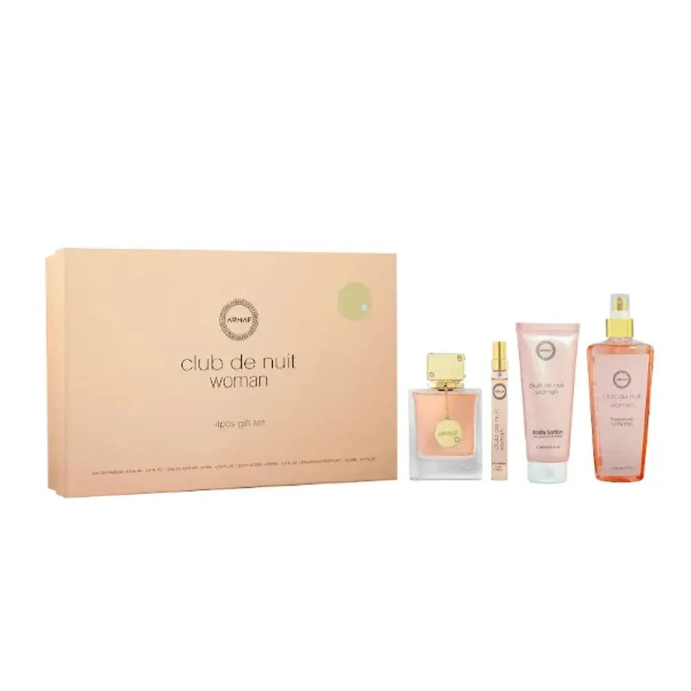 CLUB DE NUIT WOMAN GIFT SET elegant perfume with floral and citrus notes in stylish packaging
