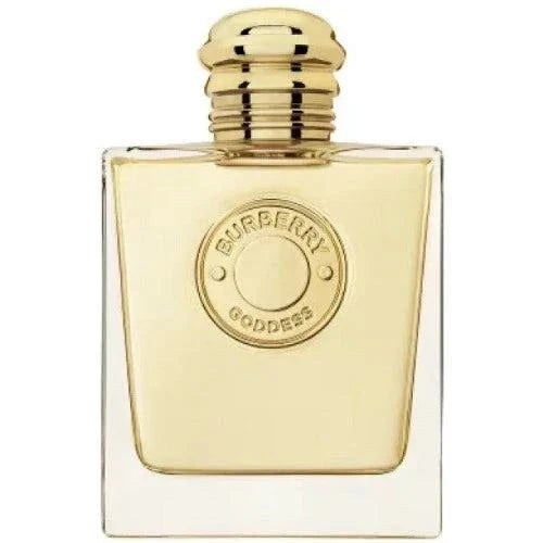 Burberry Goddess perfume bottle representing modern luxury and gourmand vanilla fragrance