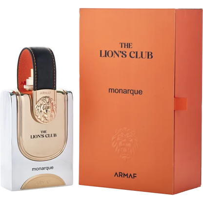 Bottle of Armaf The Lions Club Monarque amber-vanilla fragrance with spicy and gourmand notes