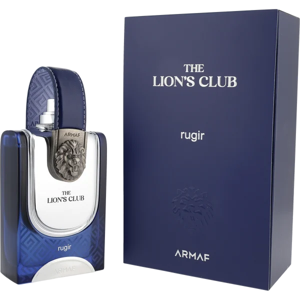Armaf The Lion's Club Rugir parfum bottle with fresh oriental-floral fragrance notes