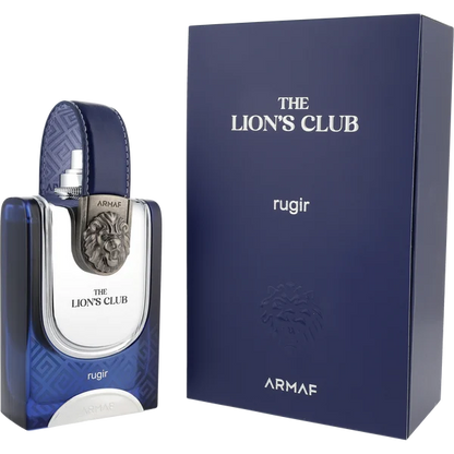 Armaf The Lion's Club Rugir parfum bottle with fresh oriental-floral fragrance notes