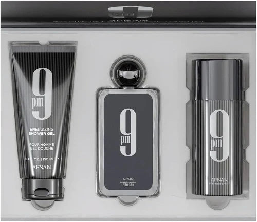 Afnan 9 PM 3 Piece Gift Set