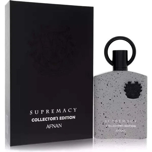 Afnan Supremacy Collector's Edition men's Eau de Parfum bottle with fresh, fruity, woody fragrance elements