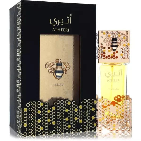 Lattafa Atheeri Eau de Parfum bottle with floral and vanilla fragrance inspired by Gucci Flora Gorgeous Orchid