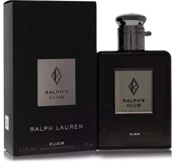Bottle of Ralph's Club Elixir men's spicy woody amber cologne by Ralph Lauren