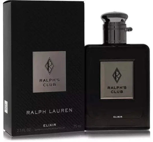 Bottle of Ralph's Club Elixir men's spicy woody amber cologne by Ralph Lauren