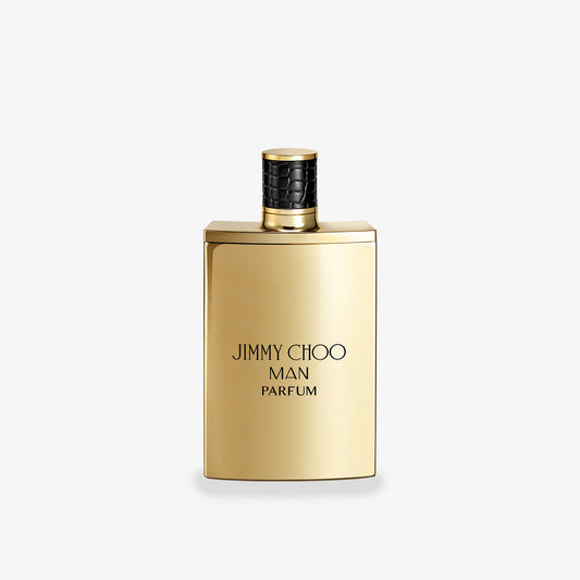 Jimmy Choo Man Parfum 100 ml gold bottle front view