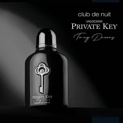 Club De Nuit Private Key to My Dreams unisex fragrance bottle with spicy, woody, and leathery notes