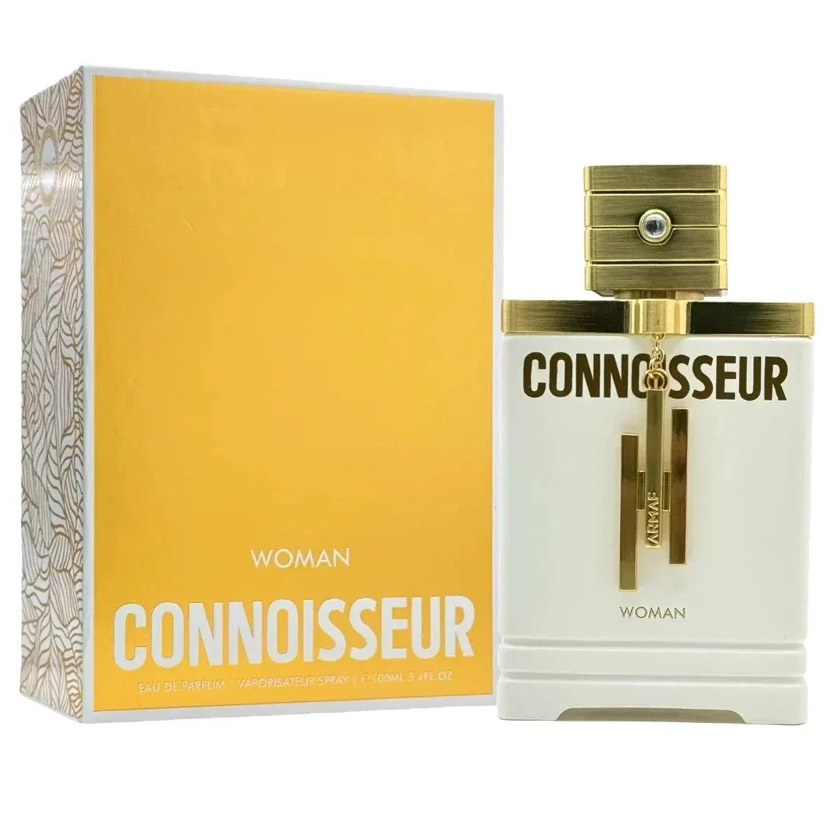 Armaf Connoisseur women's fragrance bottle with citrus floral amber scent notes