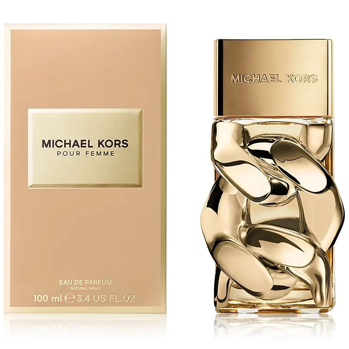 Michael Kors Pour Femme women's floral woody musk Eau de Parfum bottle with elegant packaging