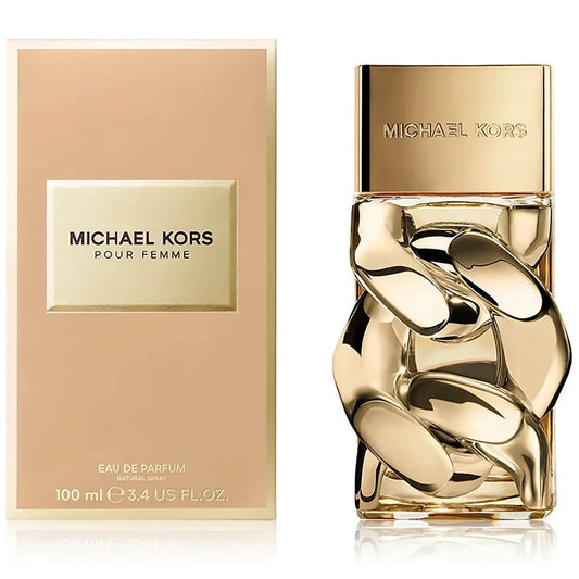 Michael Kors Pour Femme women's floral woody musk Eau de Parfum bottle with elegant packaging