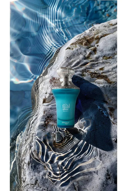 Zimaya Anhaar Valley unisex floral aquatic fragrance bottle with fresh fruity notes